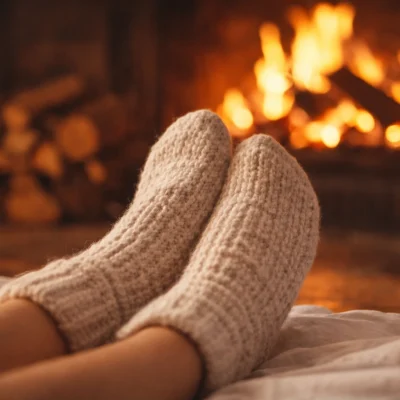 pieds chaussette